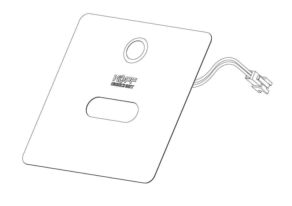 Лицевая панель с кнопкой KG-A253