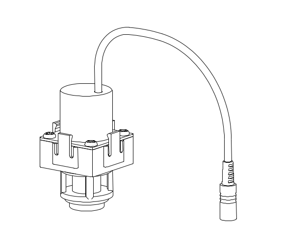 Комплектующие электромагнитного клапана KG-A31B: соленоид с мембраной KG-A31Ba
