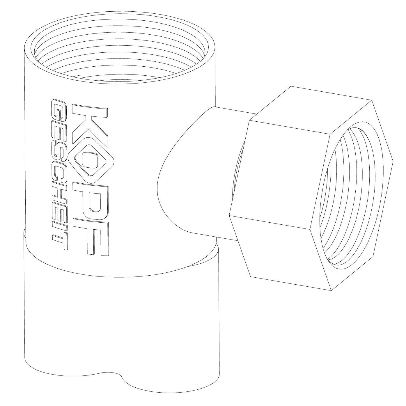 Латунный корпус для смешивателя KG-A353A