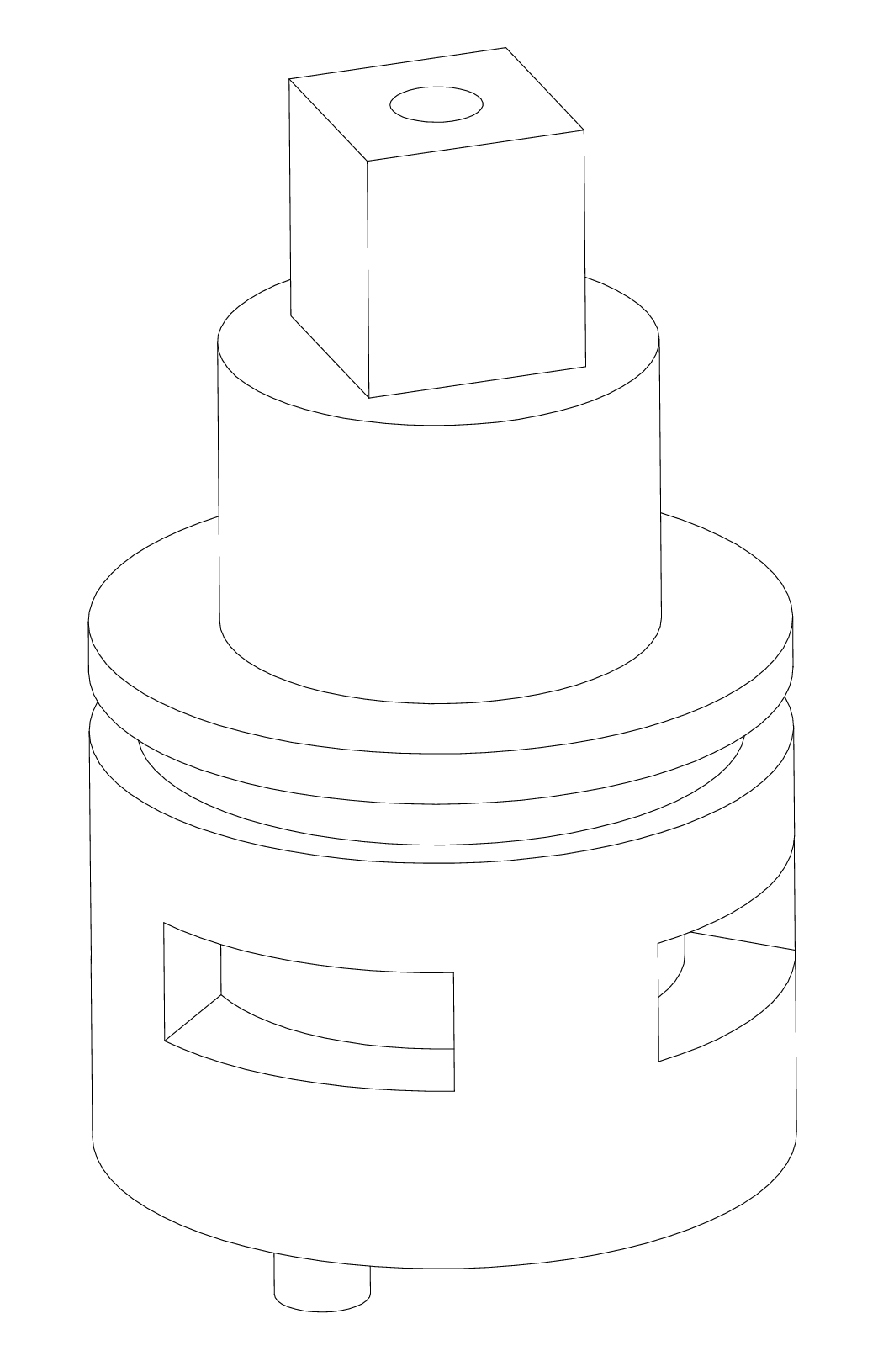 Керамический картридж для смесителя KG-A366