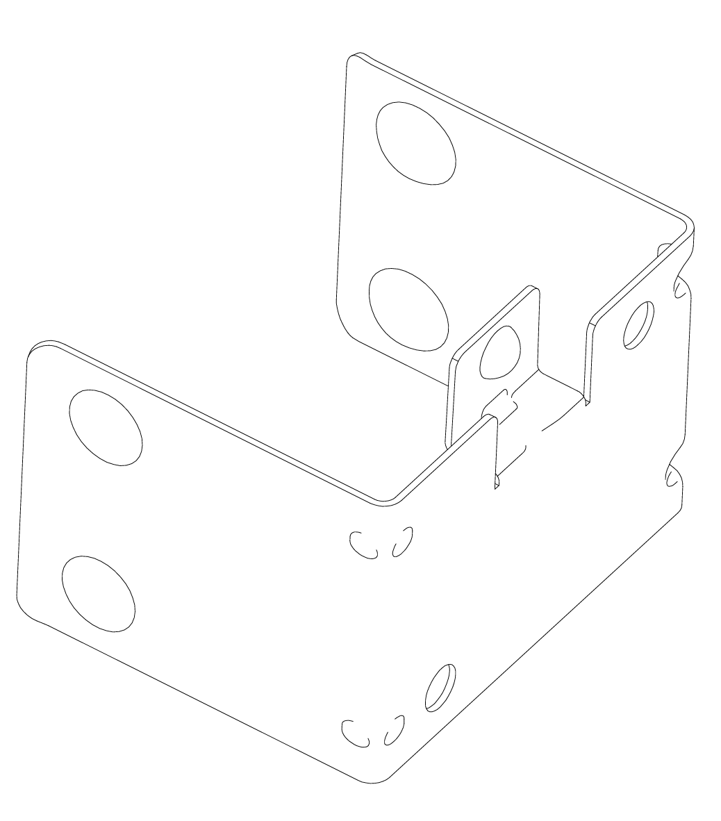 Крепление для батарейного отсека KG-A437